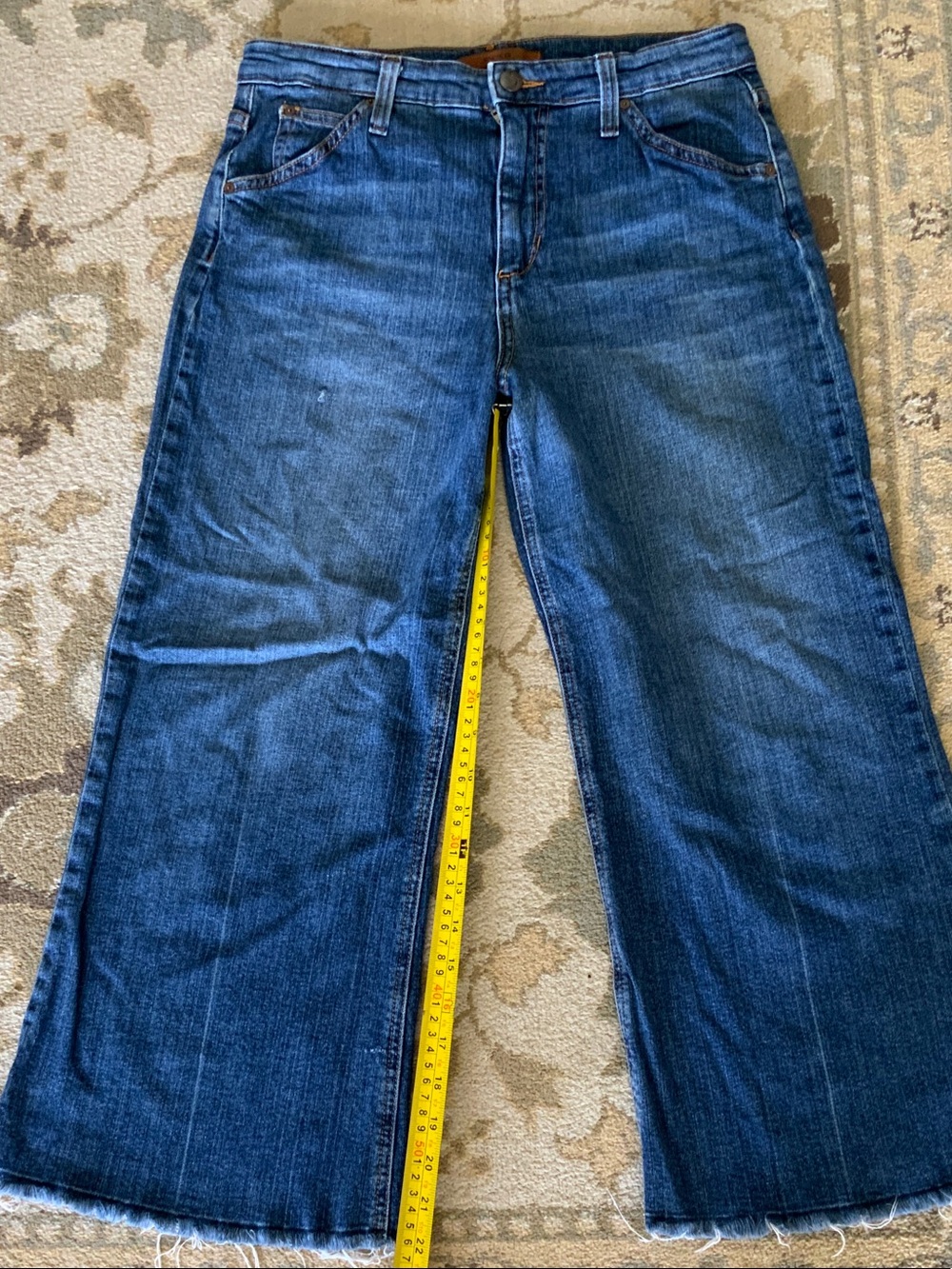 Joe's Jeans the wasteland gaucho, high-rise, wide leg crop - Picture 2 of 6